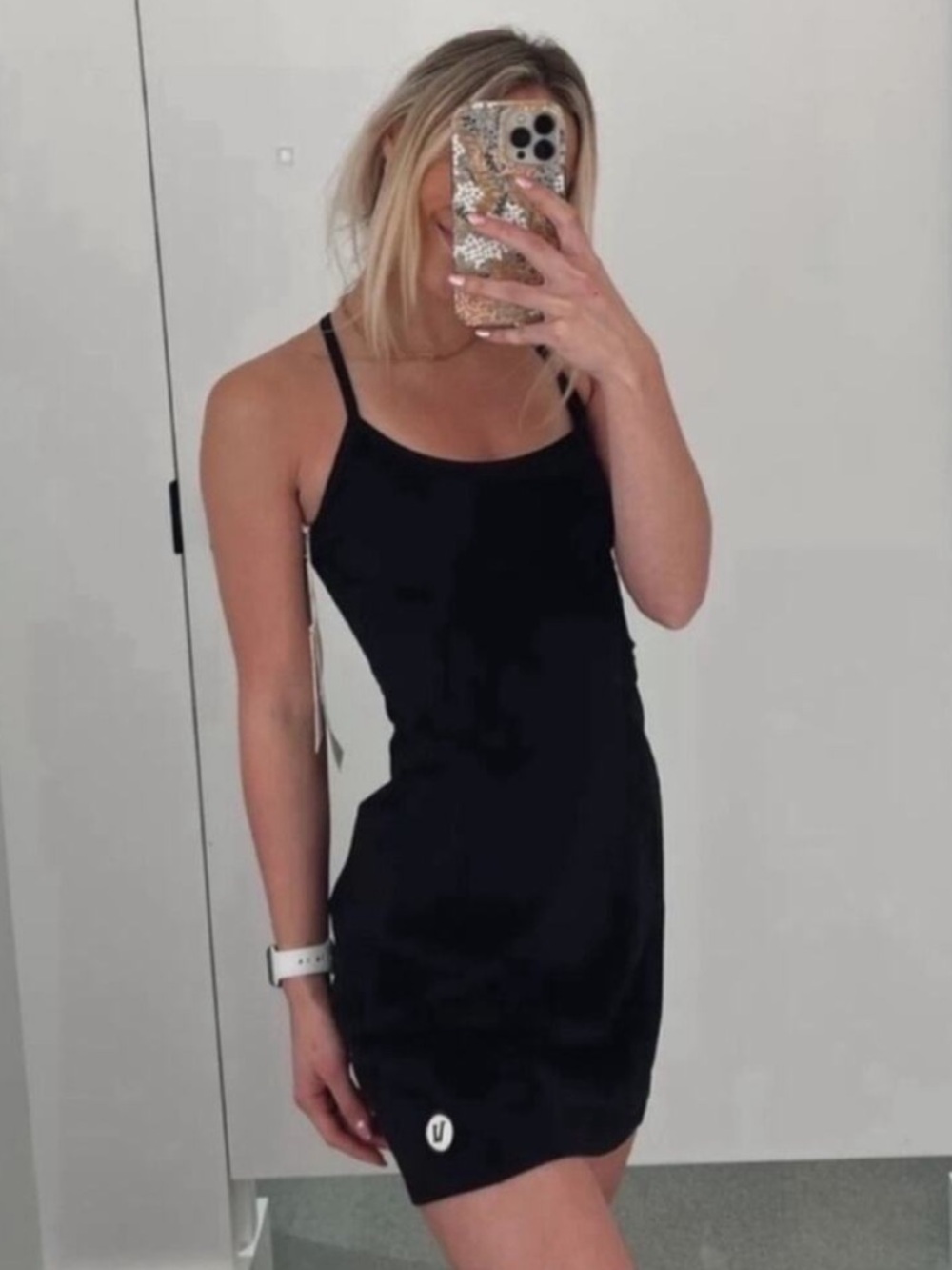 Vuori One Shot Tennis Dress in Black L - Picture 4 of 5